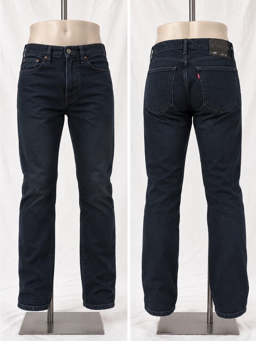 Levi’s 505 Men’s Jeans – 34x34 – Dark Blue/Indigo Wash